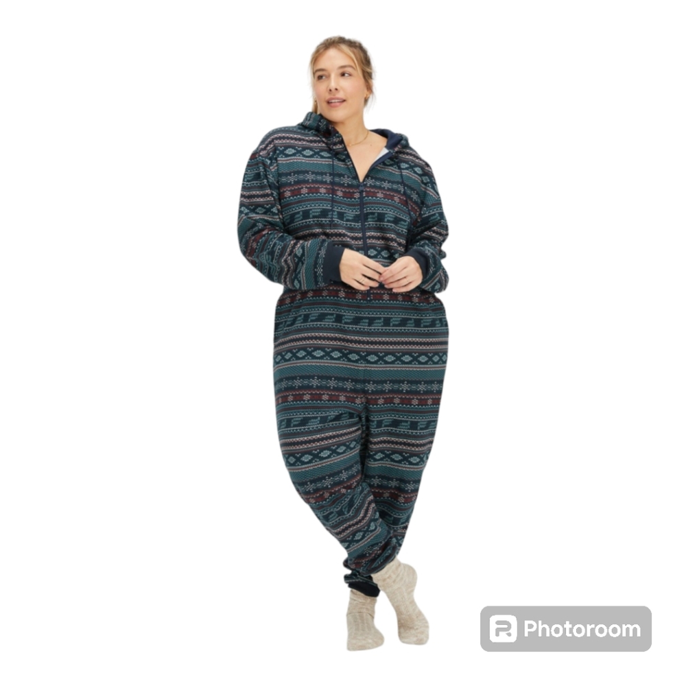 Fabletics Forever Fleece Hooded Onesie Size 2X